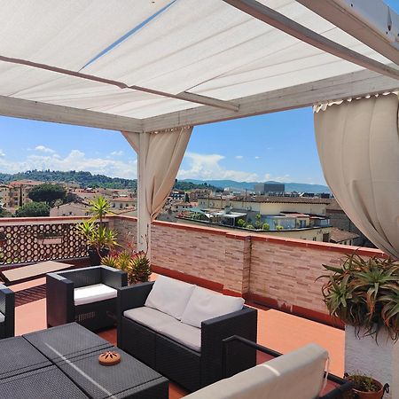 Ferienwohnung Panoramic Luxury Little Penthouse Florenz Exterior foto